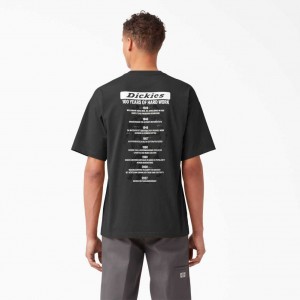 Dickies 100 Year Milestone Grafická T-Shirt Černé | CZ0000518