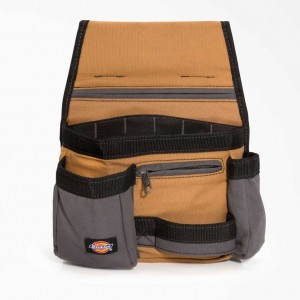 Dickies 11-Pocket Tool Pouch Hnědé | CZ0000436