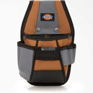 Dickies 4-Pocket Rigid Tool Pouch Hnědé | CZ0000453