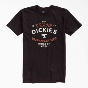 Dickies Anvil Grafická T-Shirt Černé | CZ0000520