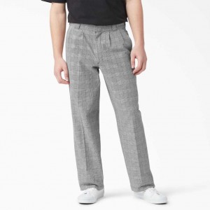 Dickies Bakerhill Plisovaný Pants Hnědé | CZ0001452