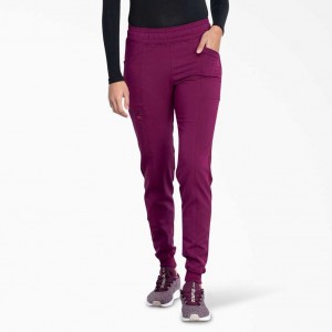 Dickies Balance Jogger Scrub Pants Wine | CZ0001436