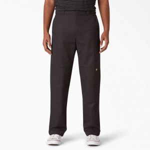 Dickies Byty Front Double Knee Pants Černé | CZ0002116