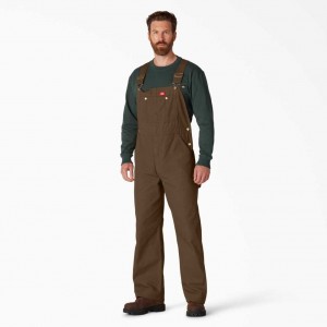 Dickies Classic Bib Overalls Hnědé | CZ0002481