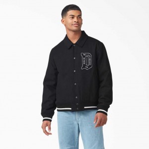 Dickies Collegiate Jacket Černé | CZ0001706