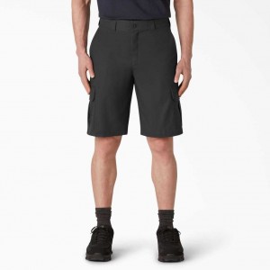 Dickies Cooling Active Pasem Cargo Shorts, 11" Černé | CZ0002382