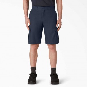 Dickies Cooling Active Pasem Cargo Shorts, 11" Tmavě Tmavě Blankyt | CZ0002384