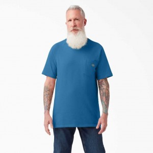 Dickies Cooling Krátké Sleeve T-Shirt Blankyt | CZ0000957