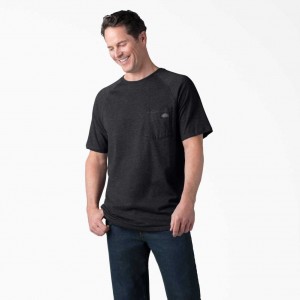 Dickies Cooling Krátké Sleeve T-Shirt Černé | CZ0000797