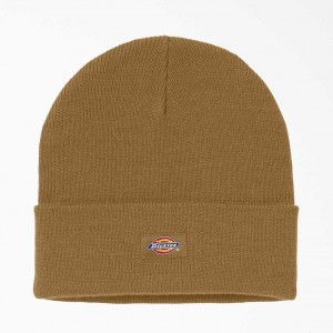 Dickies Cuffed Knit Beanie Hnědé | CZ0001994