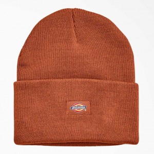 Dickies Cuffed Knit Beanie Hnědé | CZ0002038