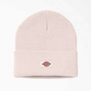 Dickies Cuffed Knit Beanie Růžové | CZ0002060