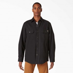 Dickies Duck Flannel-Podšité Shirt Černé | CZ0001271