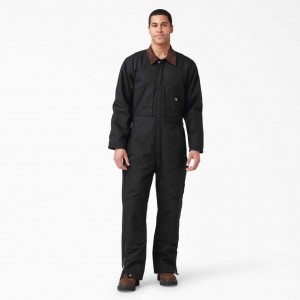 Dickies Duck Insulated Coveralls Černé | CZ0002201