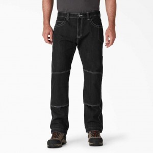 Dickies DuraTech Renegade Denim Jeans Hnědožlutý Blankyt Světle Modré | CZ0001698