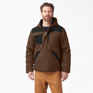 Dickies DuraTech Renegade FLEX Duck Jacket Hnědé | CZ0001811