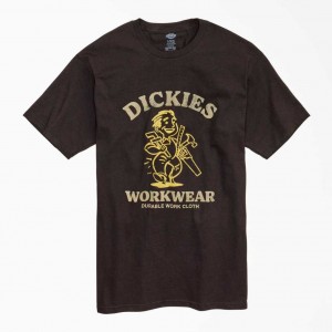 Dickies Durable Pracovní Cloth Grafická T-Shirt Černé | CZ0000532