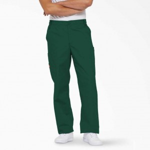 Dickies EDS Signature Cargo Scrub Pants Zelene | CZ0001401