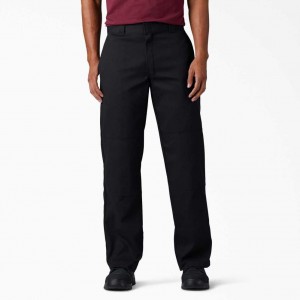 Dickies FLEX Loose Fit Double Knee Pracovní Pants Černé | CZ0002113