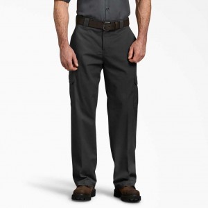 Dickies FLEX Relaxed Fit Rovný Leg Cargo Pants Černé | CZ0002391