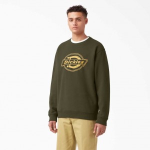 Dickies Fleece Logo Grafická Sweatshirt Regular | CZ0001052