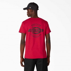 Dickies Heritage Grafická T-Shirt Cardinal | CZ0000636