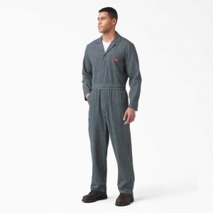 Dickies Hickory Stripe Coveralls Rinsed Hickory Stripe | CZ0002257