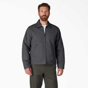 Dickies Insulated Eisenhower Jacket Charcoal Gray | CZ0001739