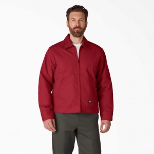 Dickies Insulated Eisenhower Jacket Červené | CZ0001761