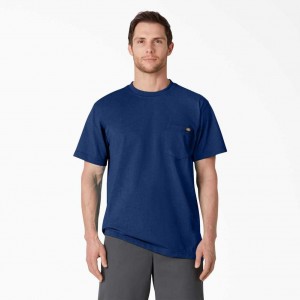 Dickies Krátké Sleeve Heavyweight Heathered T-Shirt Limoges Single Dye Heather | CZ0000852