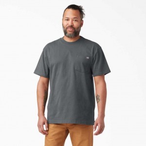 Dickies Krátké Sleeve Heavyweight T-Shirt Charcoal Gray | CZ0000650