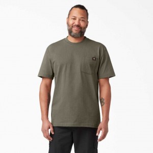 Dickies Krátké Sleeve Heavyweight T-Shirt Mushroom | CZ0000899