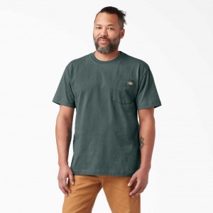 Dickies Krátké Sleeve Heavyweight T-Shirt Zelene | CZ0000854