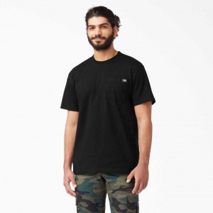 Dickies Krátké Sleeve Heavyweight T-Shirt Černé | CZ0000497