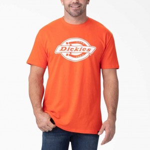 Dickies Krátké Sleeve Relaxed Fit Grafická T-Shirt Oranžové | CZ0001270