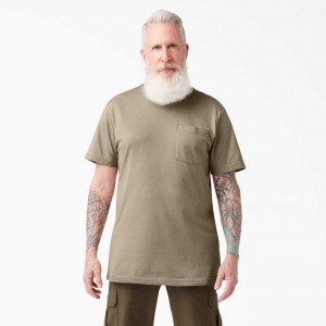 Dickies Krátké Sleeve Two Pack T-Shirts Desert Sand | CZ0000726