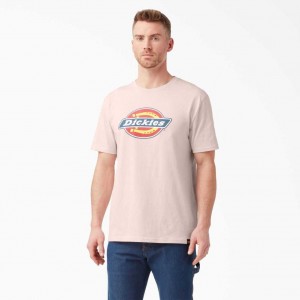 Dickies Logo Grafická T-Shirt Růžové | CZ0000861