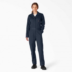 Dickies Long Sleeve Coveralls Tmavě Tmavě Blankyt | CZ0002229