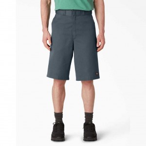 Dickies Loose Fit Byty Front Pracovní Shorts, 13" Diesel Gray | CZ0000286