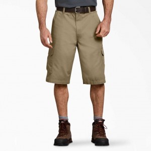 Dickies Loose Fit Cargo Shorts, 13" Hnědožlutý | CZ0002387