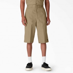 Dickies Loose Fit Multi-Use Pocket Pracovní Shorts, 15" Hnědožlutý | CZ0000288