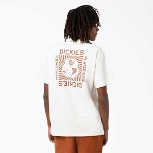 Dickies Marbury Krátké Sleeve T-Shirt Bílé | CZ0001010