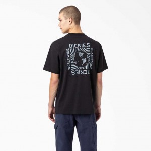 Dickies Marbury Krátké Sleeve T-Shirt Černé | CZ0000540