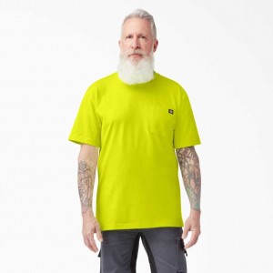 Dickies Neon Krátké Sleeve Heavyweight T-Shirt Žluté | CZ0000599