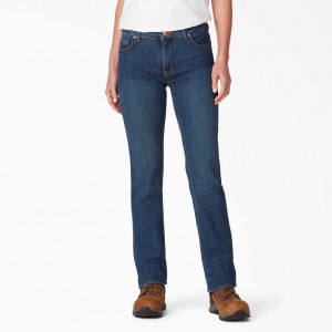 Dickies Perfect Shape Denim Rovný Leg Jeans Regular | CZ0001636