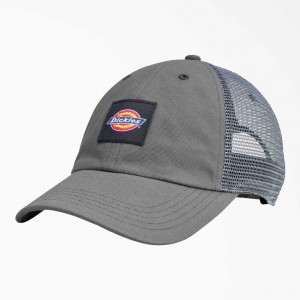 Dickies Platene Trucker Hat Gray | CZ0002043