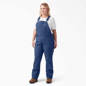 Dickies Plus Cooling Ripstop Bib Overalls Indigo | CZ0001597