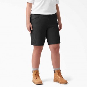 Dickies Plus Cooling Shorts, 9" Černé | CZ0001167