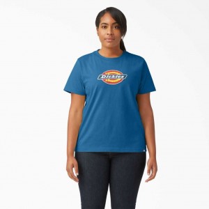 Dickies Plus Logo Grafická T-Shirt Blankyt | CZ0000959