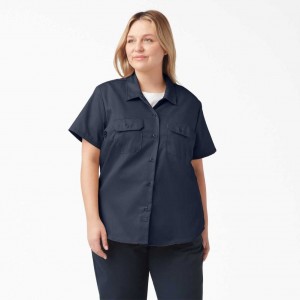 Dickies Plus Original 574 Pracovní Shirt Tmavě Tmavě Blankyt | CZ0000357